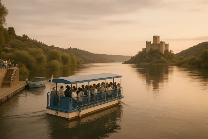 Excursão ao Castelo de Almourol Visita Grupo Almourol