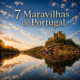 Castelo de Almourol refletido no Rio Tejo, finalista das Novas 7 Maravilhas de Portugal